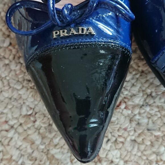 PRADA Patent Leather Flats & Oxfords flats size 37 - Picture 3 of 9